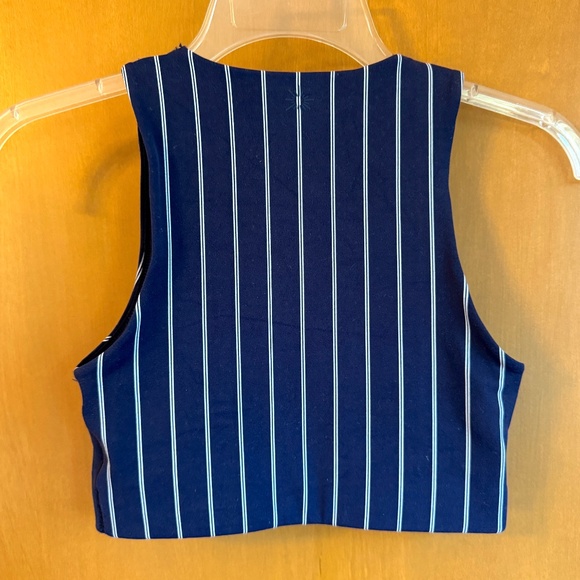 Zip front High Neck Sports Bra, sz XS, OFFLINE By Aerie Real Me - Picture 4 of 5